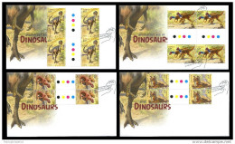Australia 2013:  Dinosaur, Prehistoric Animals  Prehistory, Paleontology, Palaeontology, FDC - Préhistoriques