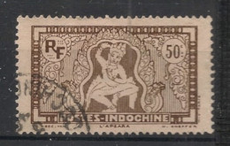 INDOCHINE - 1931-39 - N°YT. 167 - Apsara 50c Sépia - Oblitéré / Used - Usados
