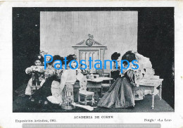 229860 ART ARTE DOLL ACADEMIA DE CORTE EXPOSICION ARTISTICA 1905 POSTAL POSTCARD - Ohne Zuordnung