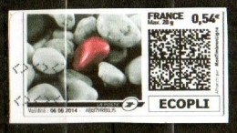 TF3666 : France Oblitéré Montimbrenligne 0,54 Ecopli  Caillou - Timbres à Imprimer (Montimbrenligne)