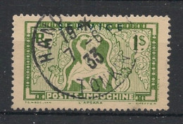 INDOCHINE - 1931-39 - N°YT. 169 - Apsara 1pi Vert-jaune - Oblitéré / Used - Gebraucht