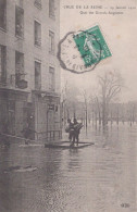 Crue De La Seine 29 Janvier 1910 Quai Des Grands Augustins - Inondations De 1910