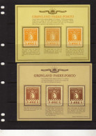 Groenland (1983) - 2 Feuillets  - 2 Et 5 ö. Ours - Colis-Postaux - Reimpressions - Reprint  - Neuf Sans Gomme - Paketmarken