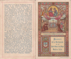 HOLY CARD SOUVENIRS DE LA PORIONCULE OU DE NOTRE DAME DES ANGES OMBRIE ITALIE, - Images Religieuses