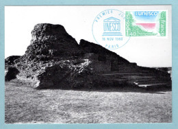 Carte Maximum 1980 - Unesco 1980 - YT 61 Pakistan Moenjodaro - Paris - 1980-1989