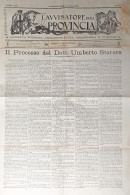 Alwessandria Gazzetta L'Avvisatore Della Provincia N. 15 - 1908 Processo Storero - Sonstige & Ohne Zuordnung