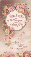 HOLY CARD CALANDRIER DE LA B. THERESE DE L'ENFANT JESUS, 1924 - Devotion Images