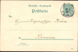 604336 | Ganzsache Aufgegeben In Intschede | Blender (W 2811), Schwarme (W 2811) - Lettres & Documents