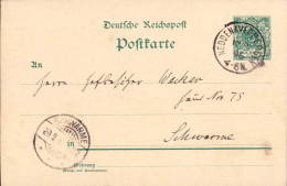 604335 | Ganzsache Mit Kirchensiegel Wittlohe Aufgegeben In Neddenaverbergen | Kirchlinteln (W 2816), Schwarme (W 2811) - Lettres & Documents