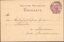 604340 | Klaucke Stempel Auf Ganzsache Aufgegeben In  | Verden (W - 2810), Schwarme (W - 2811), - - Lettres & Documents