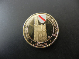 Medaille Medal - France Alsace - Ville De Strasbourg Cathédrale Notre-Dame De Strasbourg - Andere & Zonder Classificatie