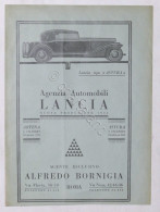 Brochure Agenzia Automobili Lancia - Lancia Tipo Atura - 1932 - Publicités