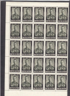 Bulgaria 1944 - Tod Der Zar Boris III, Mi-Nr. 462/66 A+B, 50x, MNH** - Unused Stamps