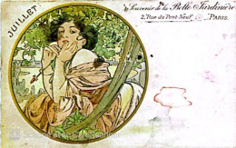 JUILLET SOUVENIR DE LA BELLE JARDINIERE - Mucha, Alphonse