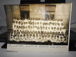 FOTO PREMIATE DELLA SCUOLA MANZONI ANNO 1939 TORINO ALUNNE SCOLARE FOTO CLASSE - Europa