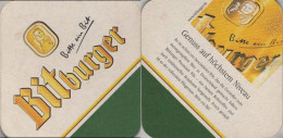 5004310 Bierdeckel Quadratisch - Bitburger - Beer Mats