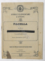 Scuole Elementari Di Stroppo - Pagella Classe 4^ - Anno Scolastico 1916 - 1917 - Ohne Zuordnung
