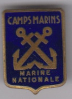 Camps Marins - Marine Nationale - Insigne émaillé Drago Paris - Navy