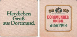 5002771 Bierdeckel Quadratisch - Union - Gruß Aus Dortmund - Sous-bocks