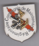 Compagnie De Maintenance Régimentaire - Nouméa  - Insigne Boussemart - Hueste