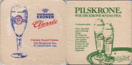 5004139 Bierdeckel Quadratisch - Dortmunder Kronen Bier - Beer Mats