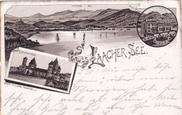 3384/ Litho, Gruss Vom Laacher See, 1897 - Other & Unclassified