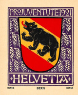 Affichette - PRo. JUVENTUTE. 1921 HELVETIA -     BERNE     BERN     BERNA - Plakate