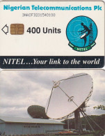 NIGERIA - Earth Station, Nigerian Telecom Plc First Chip Issue 400 Units(3NAIFIE), Chip Sie 35, Used - Nigeria