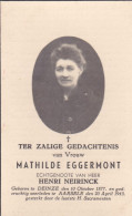 MATHILDE EGGERMONT, DEINZE 1877 - AARSELE 1943 - Imágenes Religiosas