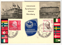 Berlin 181 U.a. Auf Postkarte Spielwarenmesse Nürnberg #HT698 - Autres & Non Classés