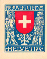 Affichette - PRo. JUVENTUTE. 1922   HELVETIA - Posters