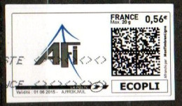 TF3681 : France Oblitéré Montimbrenligne Entreprise 0,56  Ecopli AFI - Timbres à Imprimer (Montimbrenligne)