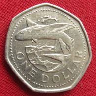 Barbados 1 One Dollar 1988 KM# 14.2 Lt 418 Weight 6.32 G Barbades Barbade - Barbades