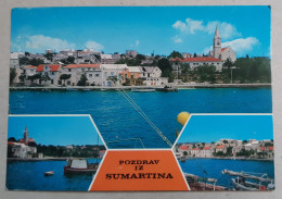 70s-SUMARTIN-Village In BRAČ-Vintage Postcard-Ex-Yugoslavia-Croatia-Hrvatska-unused-1979 - Yougoslavie