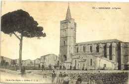 *CPA - 34 - SERIGNAN - La Collégiale - Animée - Other & Unclassified