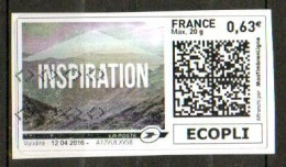 TF3683 : France Oblitéré Montimbrenligne 0,63  Ecopli Inspiration - Timbres à Imprimer (Montimbrenligne)