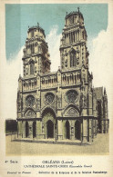 *CPA De PUB - 45 - ORLEANS - Cathédrale Ste Croix (Ensemble Ouest) - Colec Kolarsine Et Solution Pautauberge - Orleans