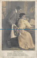 R161231 Envoi De Fleurs. Woman With Man Near The Piano. 1906 - Monde