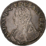 France, Louis XV, Ecu Aux Branches D'olivier, 1726, Riom, Argent, TTB+ - 1715-1774 Lodewijk XV