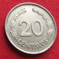 Ecuador 20 Centavos 1966 Equador  Equateur W ºº - Ecuador