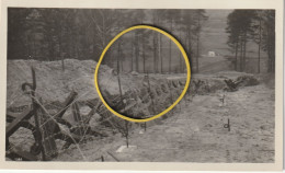 MIL3306  --  POSTCARD  --  TSCHECHISCHE BUNKER IM SUDETENLAND  BEI TETSCHEN   - ORIGINAL PHOTOGRAPHIE - 1939-45