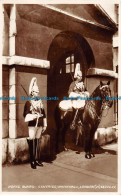 R161289 Horse Guard Sentries Whitehall London. Valentine. RP. 1941 - Other & Unclassified