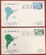 ITALY - FDC - 1961 - Visit Of President Gronchi To Argentina, Uruguay And Peru - FDC
