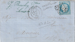 Lettre De Luçon à Marans LAC - 1849-1876: Période Classique