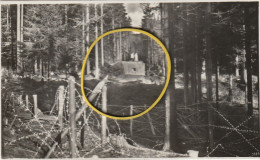 MIL3309  --  POSTCARD  --  TSCHECHISCHE BUNKER IM SUDETENLAND  BEI TETSCHEN   -  M. G. BUNKER  -  ORIGINAL PHOTOGRAPHIE - 1939-45