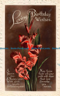 R161448 Greetings. Loving Birthday Wishes. Flowers. RP. 1929 - Monde