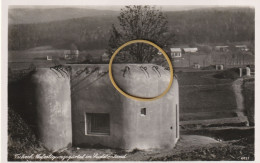 MIL3311  --  POSTCARD  --  TSCHECHISCHE BUNKER IM SUDETENLAND  BEI TETSCHEN   -  M. G. BUNKER  -  ORIGINAL PHOTOGRAPHIE - 1939-45