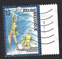 Belgio, Belgie, Belgique, Belgium 1987; European Volleyball Championships, Used. - Volleyball