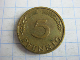 Germany 5 Pfennig 1950 J ( Tin J ) - 5 Pfennig