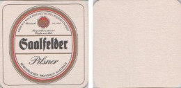 5001796 Bierdeckel Quadratisch - Saalfelder Pilsner - Beer Mats